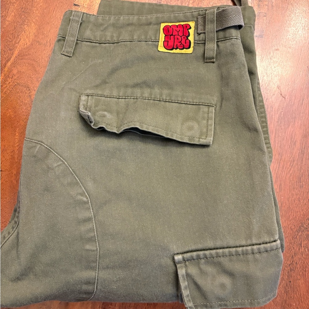 Empyre Olive Green Cargo Pants - Picture 5 of 5